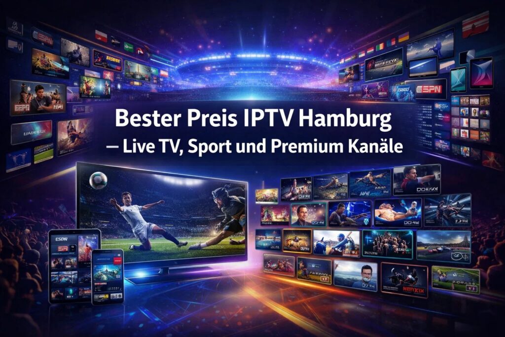 Bester Preis IPTV Hamburg – Live TV, Sport und Premium Kanäle