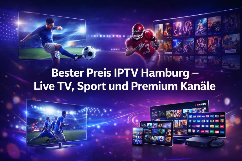 Bester Preis IPTV Hamburg – Live TV, Sport und Premium Kanäle