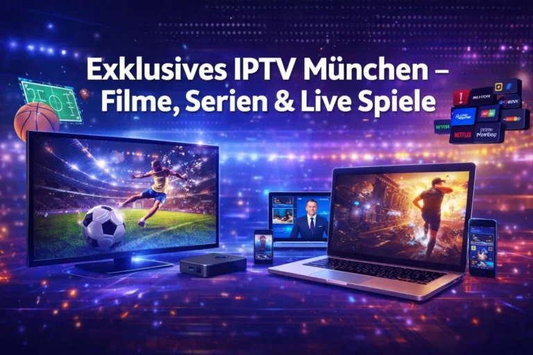 Exklusives IPTV München – Filme, Serien & Live Spiele