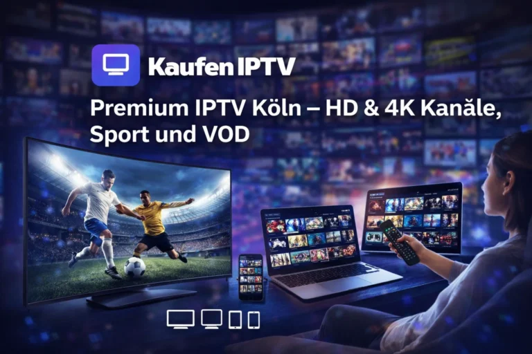 Premium IPTV Köln – HD & 4K Kanäle, Sport und VOD