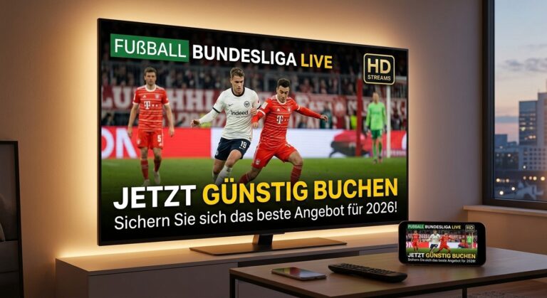 IPTV Fußball Bundesliga live HD Streams jetzt günstig buchen