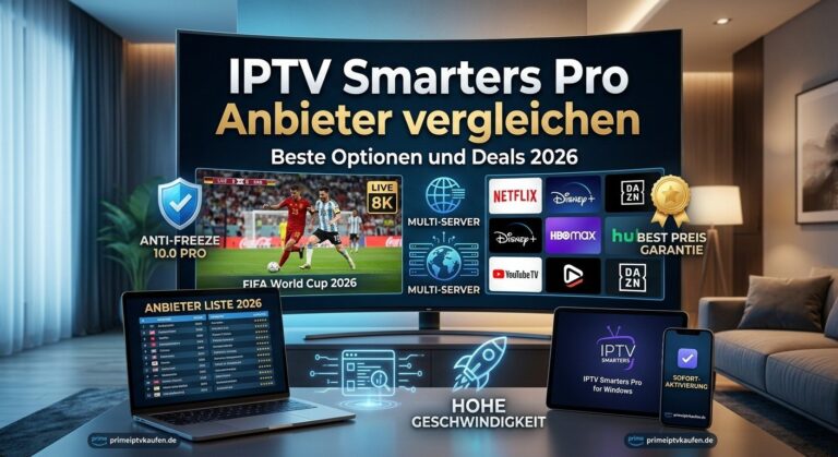 IPTV Smarters Pro Anbieter vergleichen beste Optionen und Deals 2026