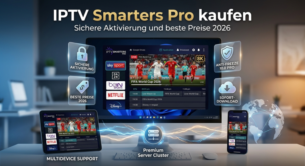 IPTV Smarters Pro kaufen sichere Aktivierung und beste Preise 2026